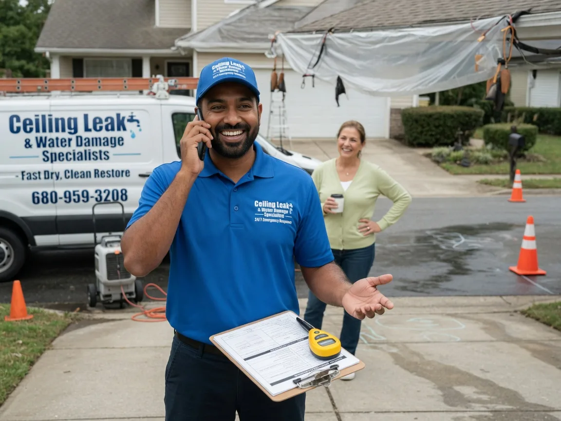 Ceiling Leak Cleanup Bladensburg, MD FAQs